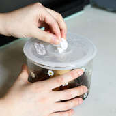 蓝莲花家居玻璃密封罐高硼硅微波炉加热保鲜盒便当盒杂粮储物罐子