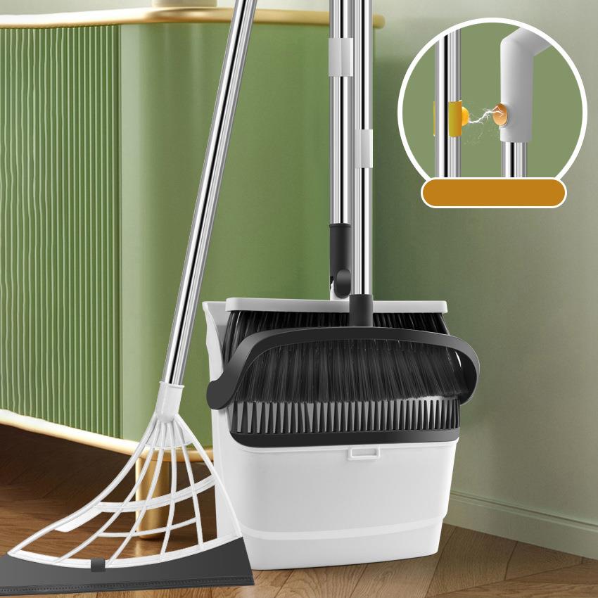 扫把2024新款套装簸箕组合家用笤帚刮水器头发扫地扫帚垃圾铲