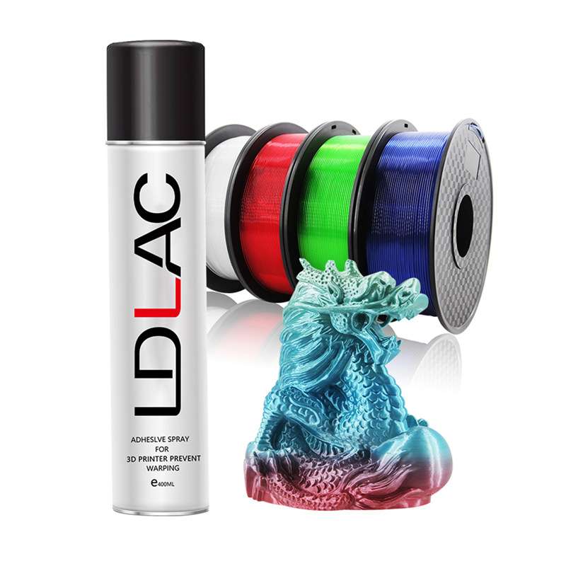 3d打印机平台胶水喷雾防翘边pla abs petg等耗材通用lac 粘合胶水