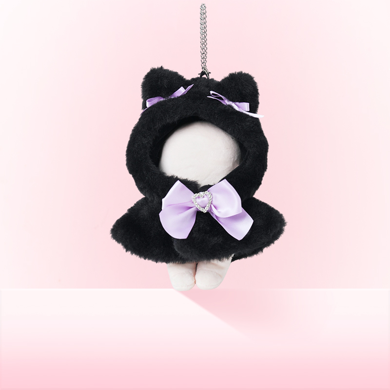 【新品】WEGO萌宠披肩娃衣17cm娃服日系原创含帽棉花娃娃