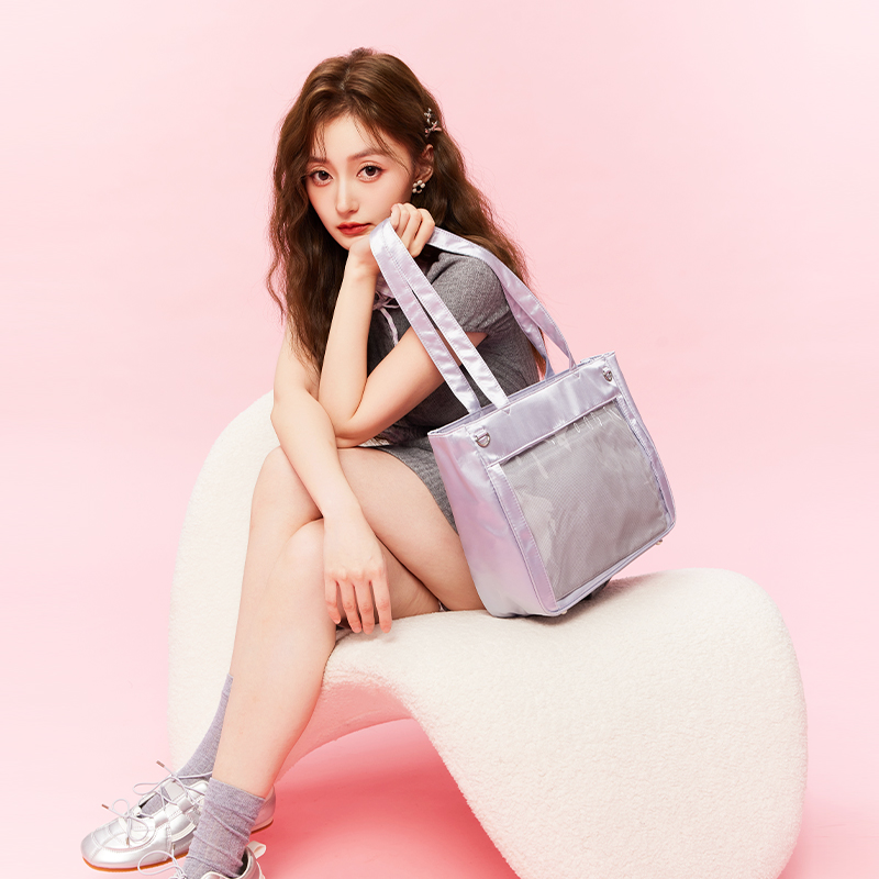 WEGO缎面大肠痛包S小食量单肩包