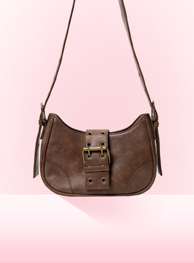 WEGO多功能半月形单肩包通勤斜跨腋下包包小容量新款官方正品