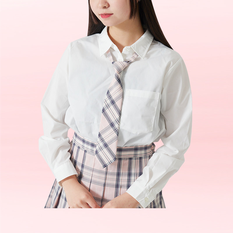 WEGO格纹领带jk制服水手服校供感衬衫领带学院风百搭官方正品
