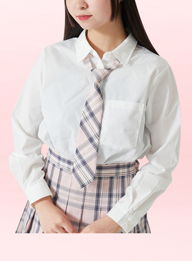 WEGO格纹领带jk制服水手服校供感衬衫领带学院风百搭官方正品