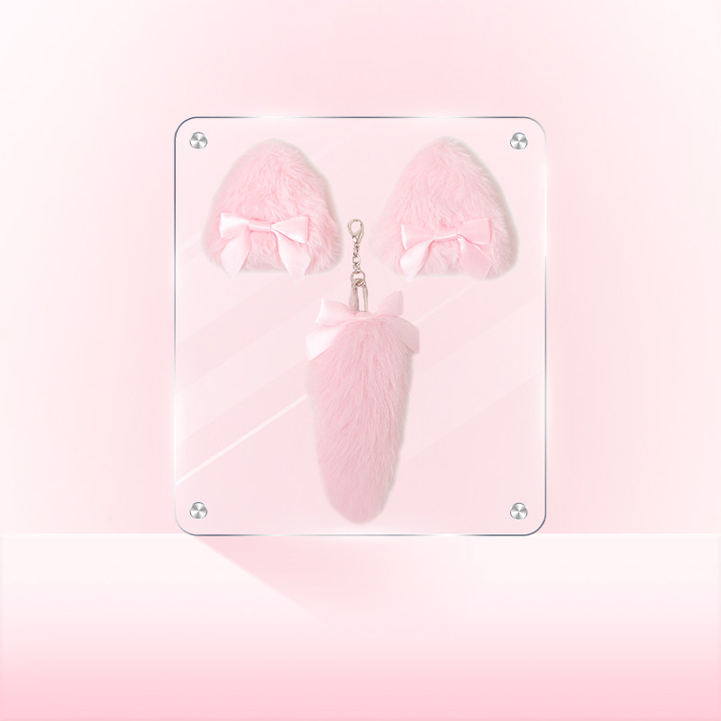 WEGO新品猫耳朵DIY挂件配饰丝带