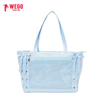 【 Gift Recommendation 】WEGO Ribbon Pain Bag, Small Appetite S Girl Single-Shoulder Tote Bag, Commuting Silk King, 2D thumbnail 4