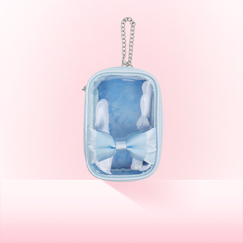 缎面蝴蝶结10cm娃包迷你小食量