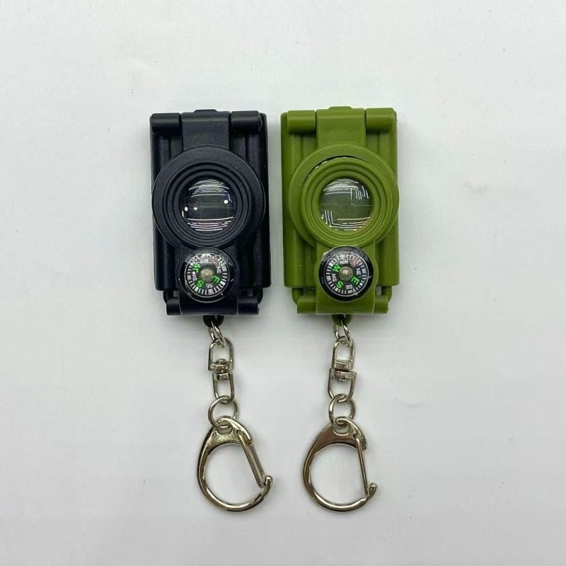 儿童迷你望远镜单筒带灯折叠望远镜 钥匙扣玩具礼品