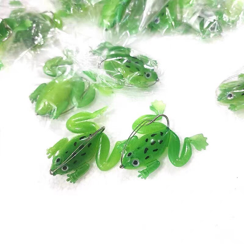 带钩防挂底挡草仿生假青蛙软虫雷蛙黑鱼杀手鱼饵路亚软饵
