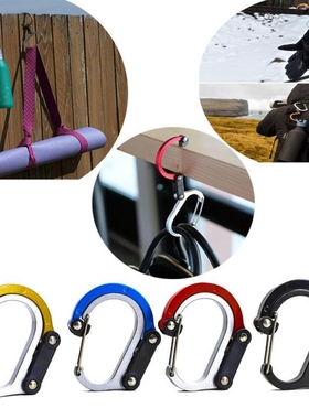 D型登扣钥匙快挂扣多功行扣户外能背包挂钩爬山山装备