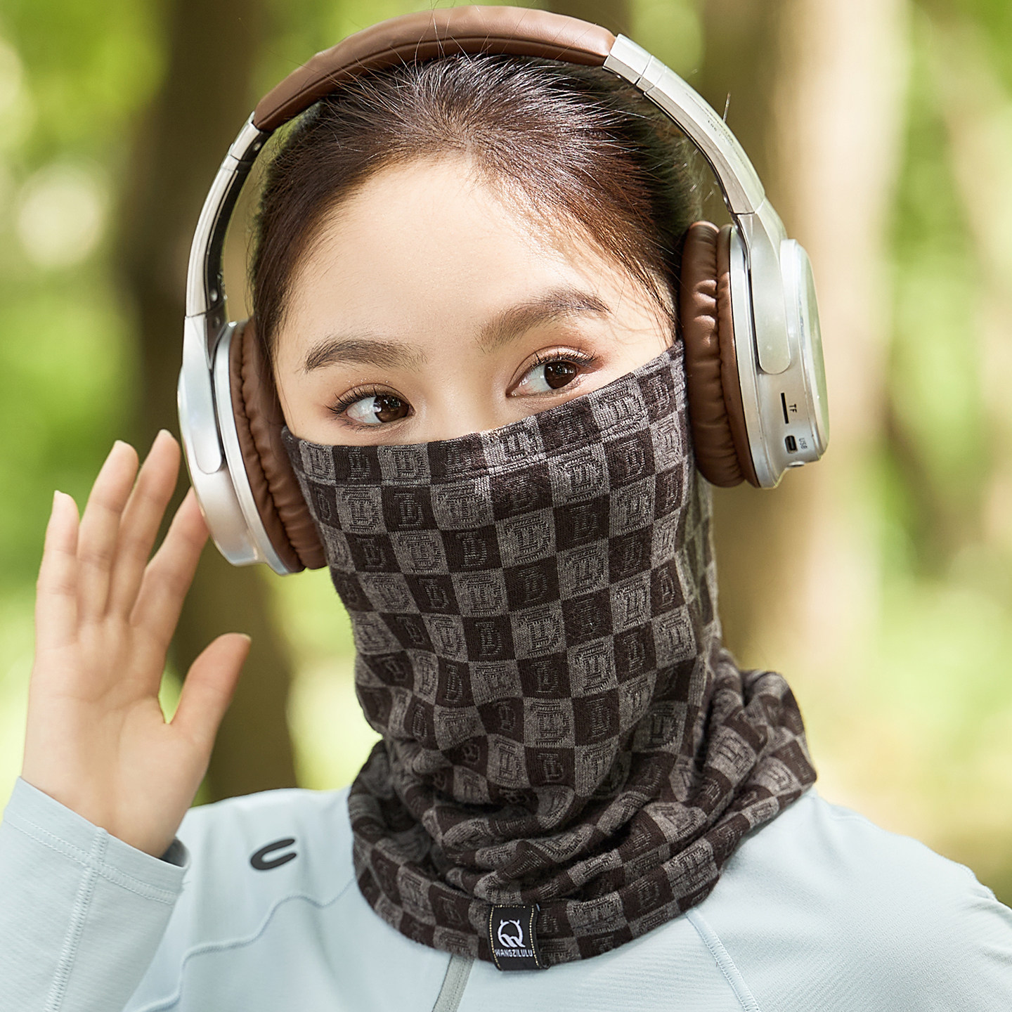 冬季骑行滑雪防寒保暖透气脖套女