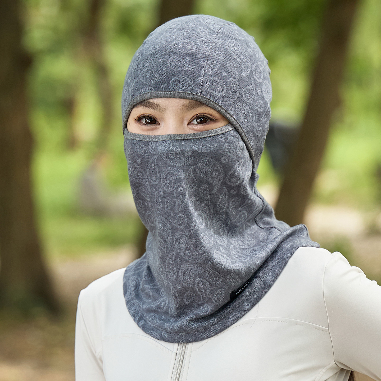 冬季帽子女骑行防风保暖护颈头套