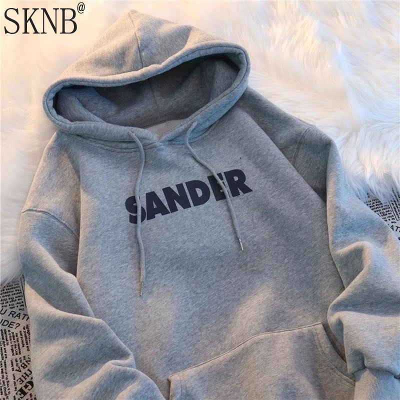 高端纯棉连帽卫衣男款秋冬新款宽松大码百搭潮牌加绒加厚外套上衣