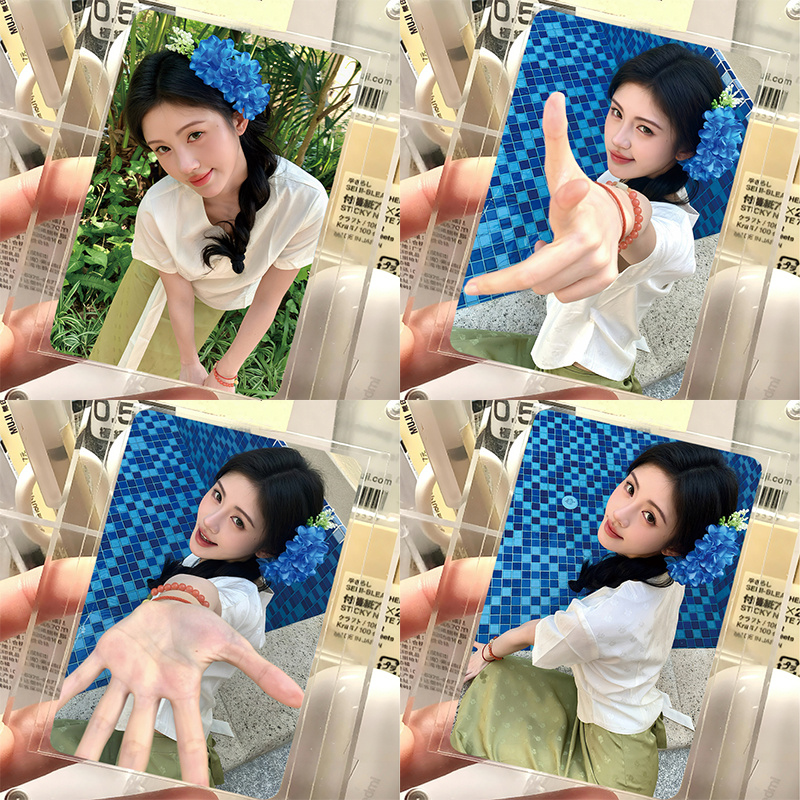 鞠婧祎周边小卡六一儿童节特典LOMO卡3寸圆角生日礼物送女生闺蜜