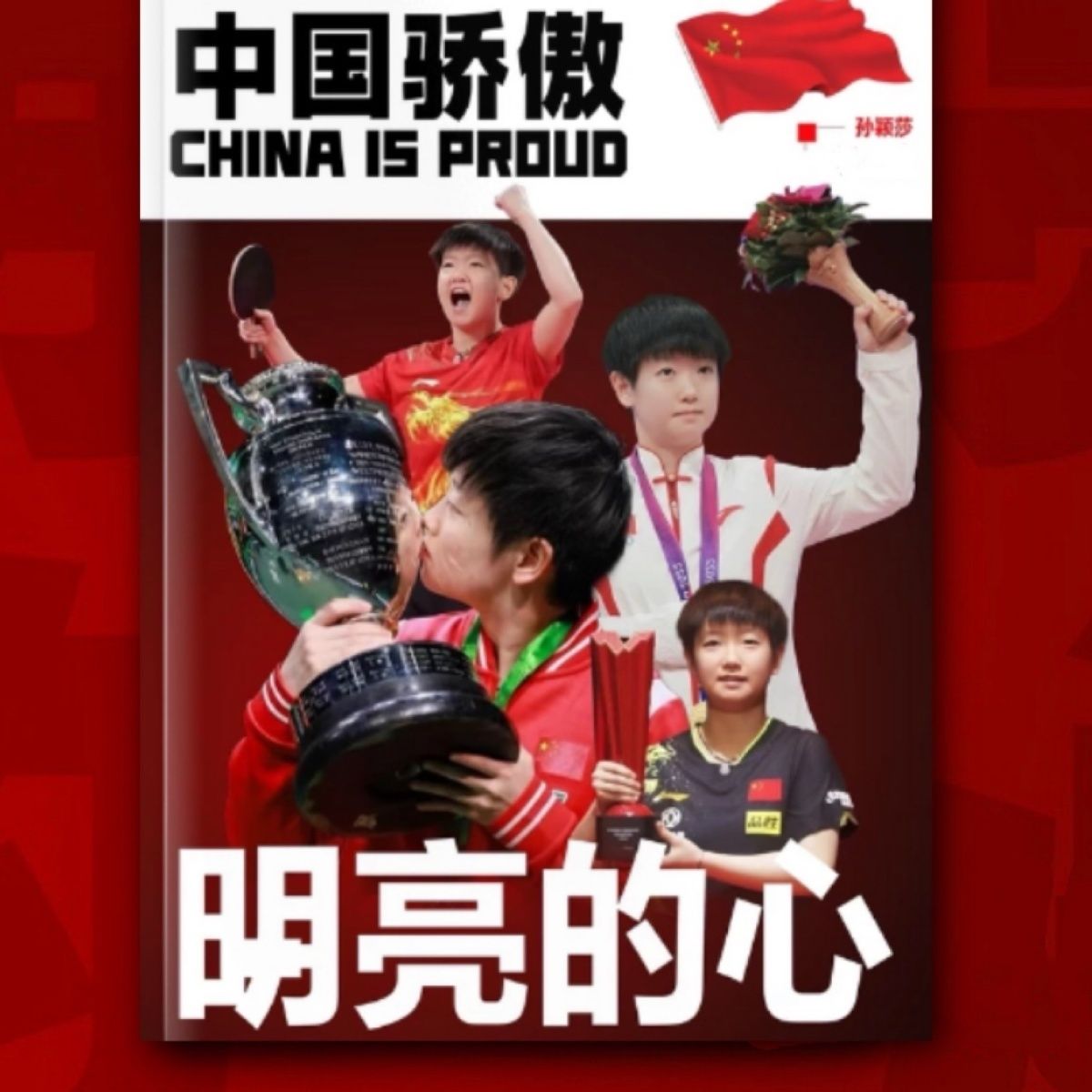 孙颖莎明亮的心中国体育特刊孙颖莎明亮的心成长故事写真周边画册