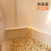 猫砂盆猫厕所全封闭抽屉式 特大号超大号高猫砂盘防臭幼猫屎盆用品