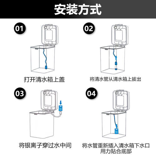 适配追觅扫地机器人配件S10/X20/W10/X10/S20专用银离子除菌模块