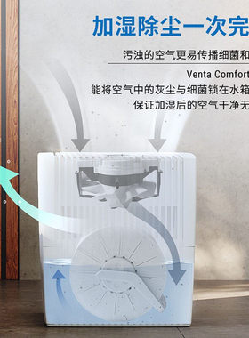 Venta无雾加湿器家用智能卧室静音孕妇婴儿小型冷蒸发空气清洗机