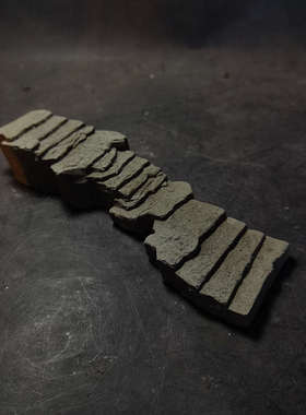 冬官手作 水泥鱼缸造景摆件装饰品苔藓盆花盆仿石头台阶步梯山路