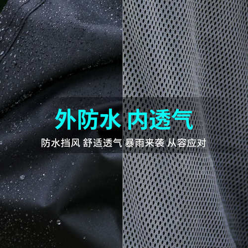 pole摩托车分体式雨衣雨裤套装电动车雨披男女骑行机车装备防暴雨