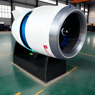 新款涡扇涡喷发动机航发拼装模型3D打印立体拼图飞机迷你引擎玩具