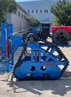 28力获马力轨挖葱机RHH 35马链履带式大葱收机 能坐人大葱收获机