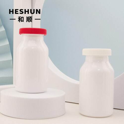 跨境PET100c150ml斜肩内拉封环深海油软胶NFE囊密保健c品塑鱼料