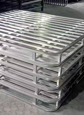 尺寸颜色意定任制叉车托盘制 防潮钢双面镀锌金815属仓储双架层卡