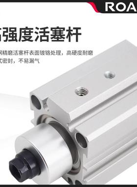 缸QDK穿夹板型气平面回转紧下压90度QDKR/QDKL20147/25/32/40X5S