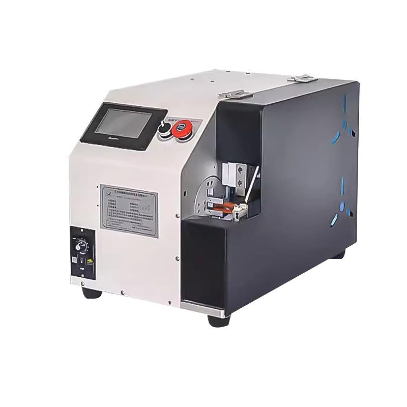 自动线材包铜箔机屏蔽线卷铜箔缠绕机数据线自动包铜箔机商家包邮