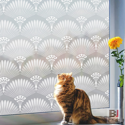 法式双面同色静电玻璃贴膜