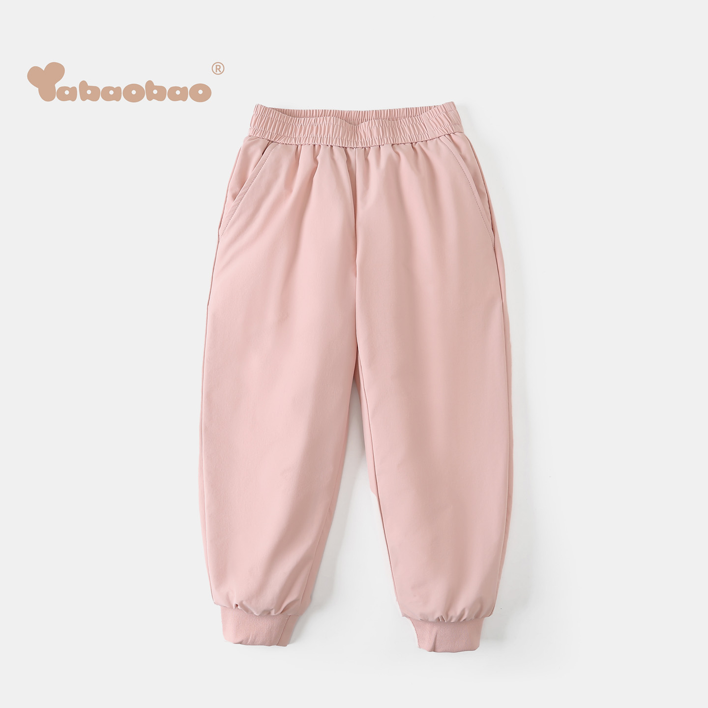 鸭宝宝童装儿童羽绒裤青少年学生冬装新款加厚运动裤男女童保暖裤