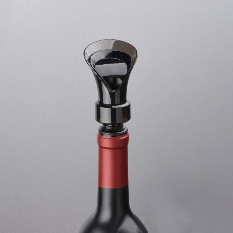 极速花瓣红酒塞倒酒器多功能二合一洋酒葡萄酒通用T酒瓶塞密封塞