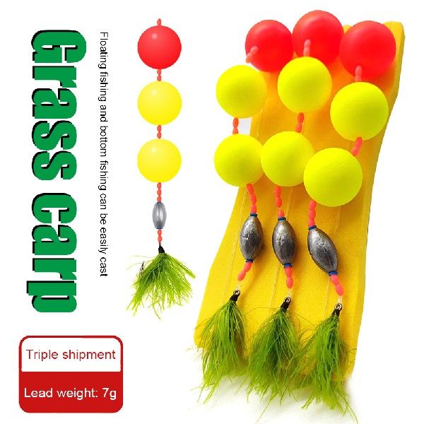 极速Grass Line Fishing Hook Bait Hook Line Group GUrass Fish