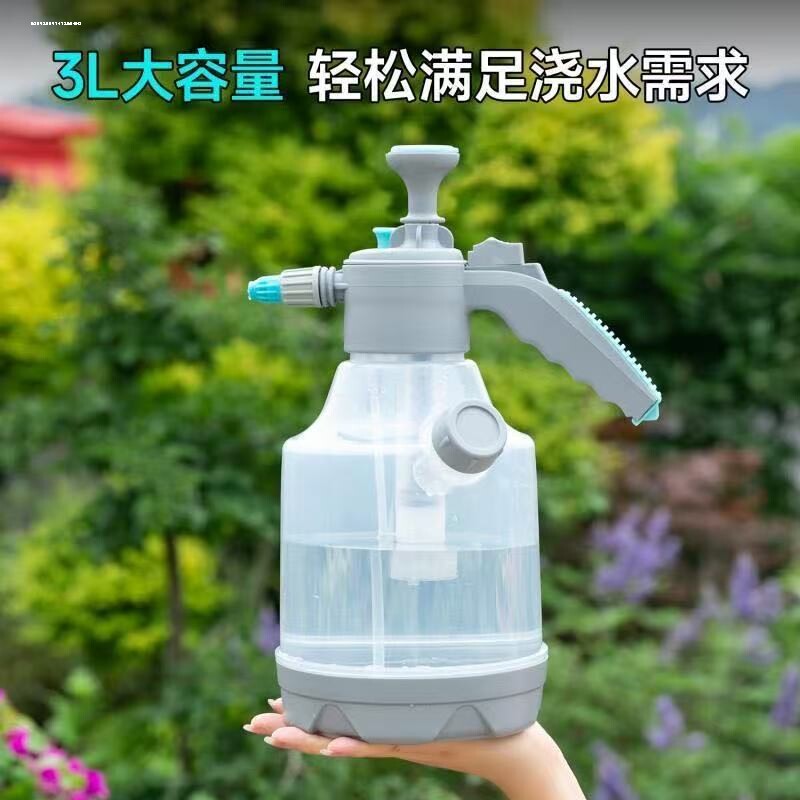 浇花超强压力喷壶清洁专用家用喷水壶洒水壶气压式小型1升1L浇水图片