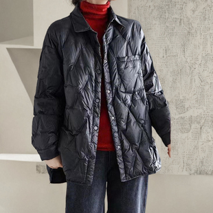 秋冬装羽绒服女宽松上衣新款棉服外套200斤2025年女士显瘦时尚