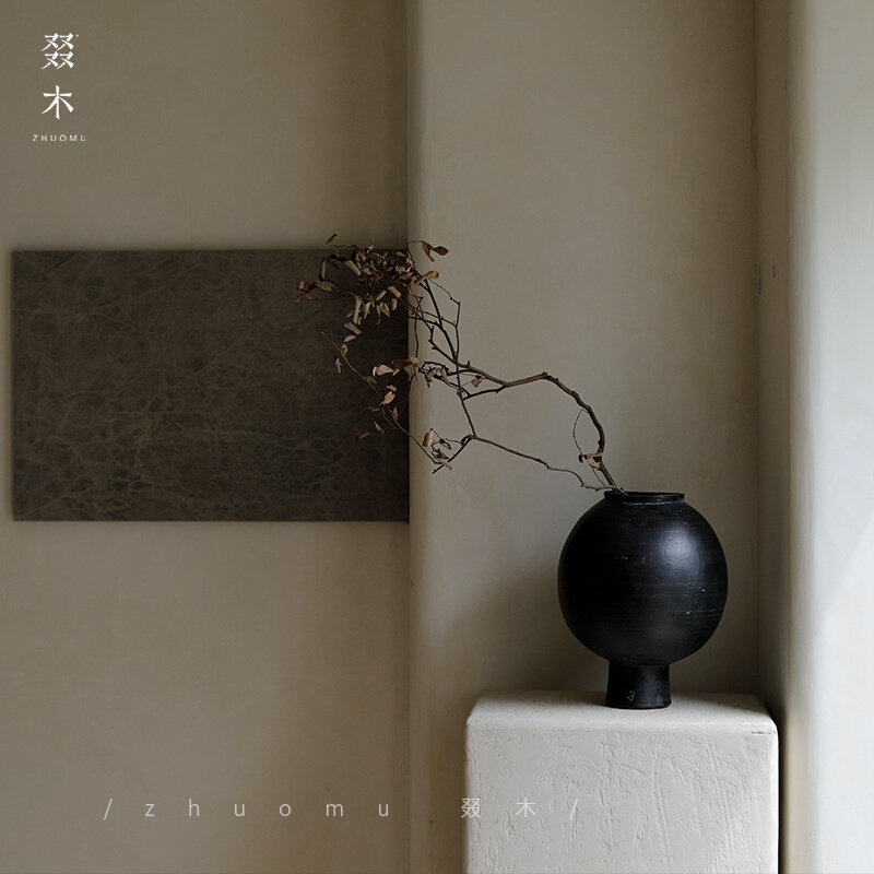 .叕木|陶罐花瓶摆件客厅插花风家居侘寂风软装饰品陶瓷干花,家居饰品,花瓶,淘宝优惠券,粉丝福利购,淘宝优惠卷