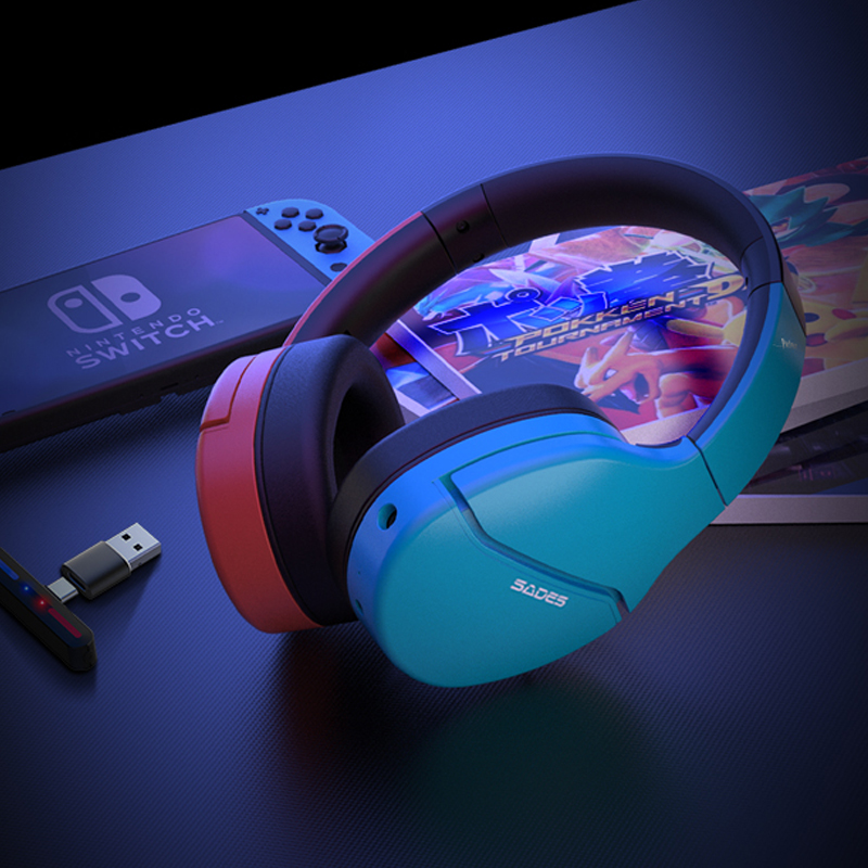 赛德斯头戴式蓝牙耳机 PS5电竞游戏专用无线switch电脑用耳麦xbox
