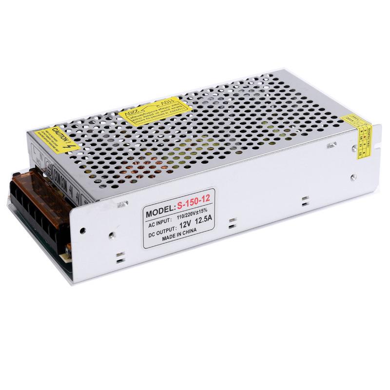 LED监控IP20内置适配器12V12.5A150W开关电源DC直流恒压变压器12V