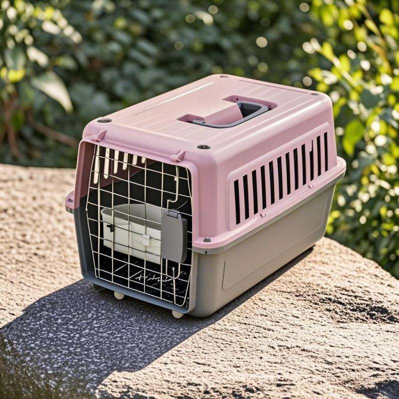 新款大拎手航空箱托运车载外出狗笼猫咪小型狗狗箱子手提宠物笼子