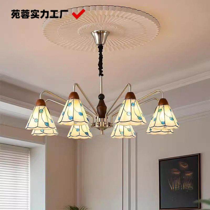 中古风客厅吊灯法式现代简约大厅主灯高端美式复古设计师卧室灯具,电子元器件市场,其它元器件,淘宝优惠券,粉丝福利购,淘宝优惠卷