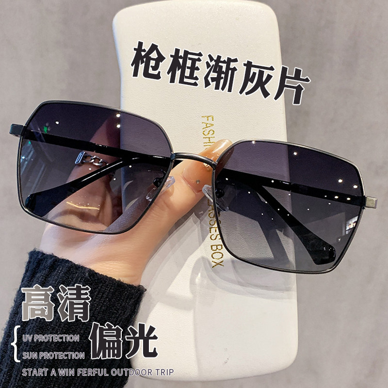 渐变色偏光墨镜男士开车专用司机镜钓鱼眼镜太阳镜可配近视有度数