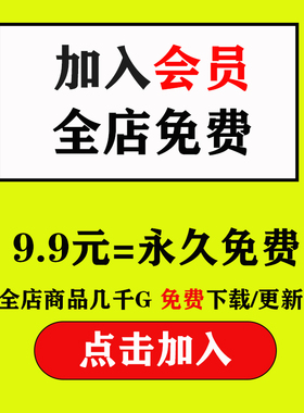 店铺会员VIP全店ppt模板简历素材psd素材毕业答辩汇报PPT免费下载