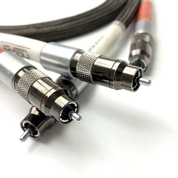 西电之韵鸡骨草进阶版HIFI发烧级双莲花信号线RCA胆机功放音频线