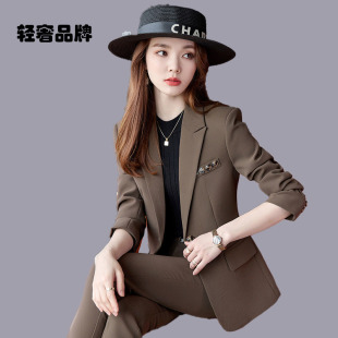 朗姿约定气质休闲女士小西装 外套女高级感2026春秋西服职业套装