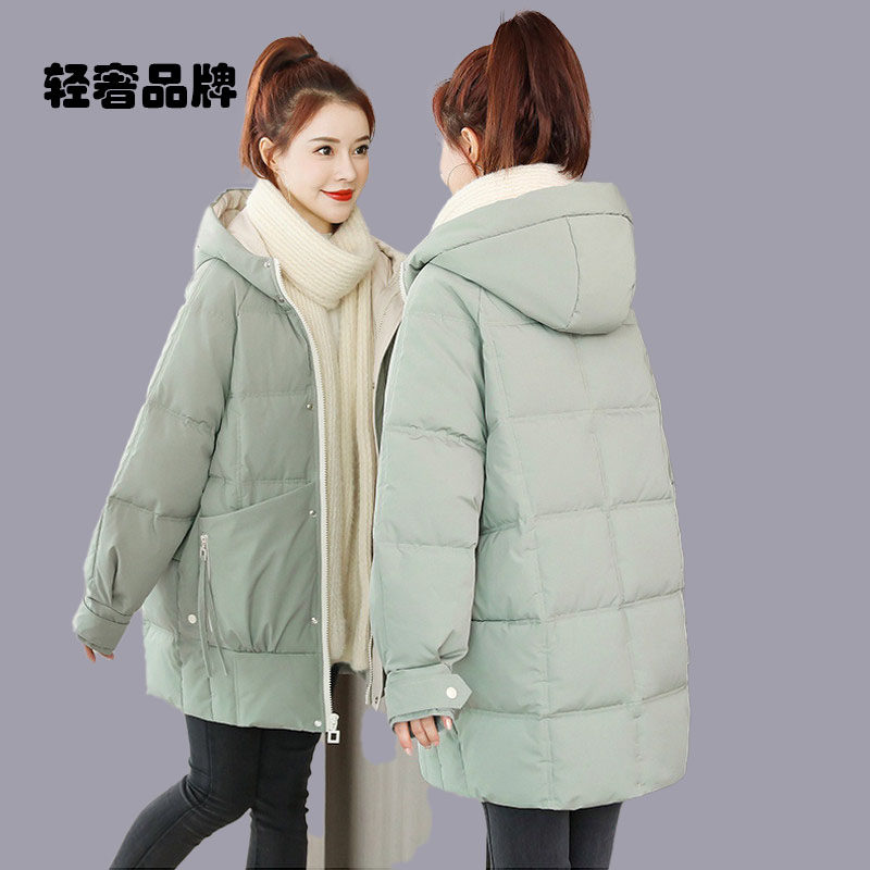 朗姿约定棉衣女中长款2026冬季新款加厚羽绒棉服时尚洋气棉袄外套