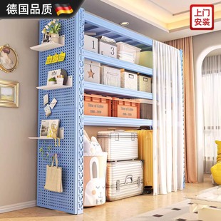 德国家用货架置物架多层落地储藏室行李箱收纳架子阳台储物货物架