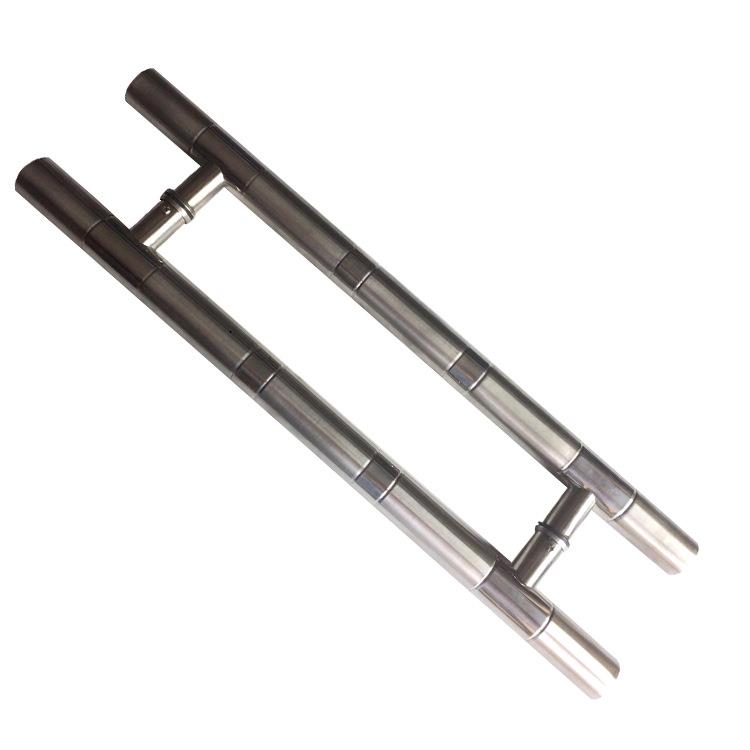 玻璃门拉手不锈钢大门方管木门把手酒店门长拉手圆形门把手