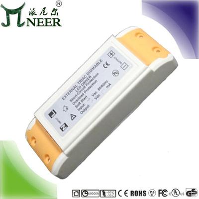 厂家销售 质保2年 终身维护 CE认证 PF0.93 12-15*3W外置调光电源