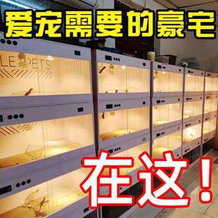 pvc饲养箱子双温控保温箱爬宠爬箱芦丁鸡鬃狮恒温箱防潮防虫阻燃